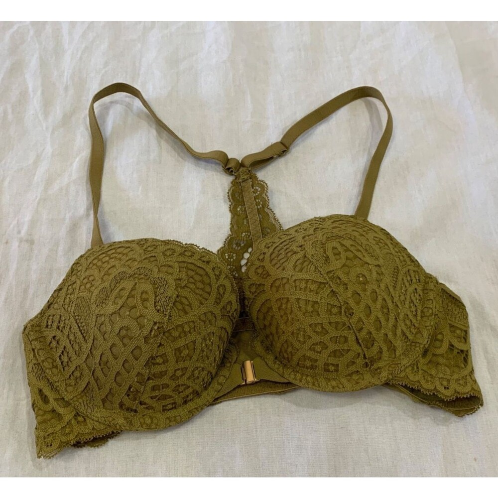 AUDEN RADIANT FRONT CLOSE PUSH OUP WOMENS UNDERWIRE BRA SIZE 32B